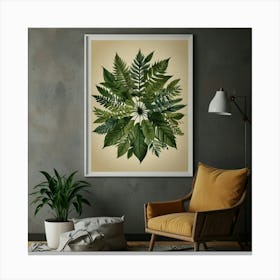 Fern Print Canvas Print