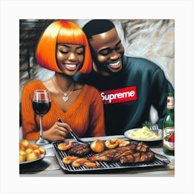 Supreme Couple 6 Canvas Print
