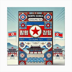 North Korea Product Packaging Canvas Print