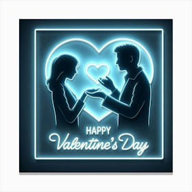 Happy Valentine'S Day 1 Canvas Print