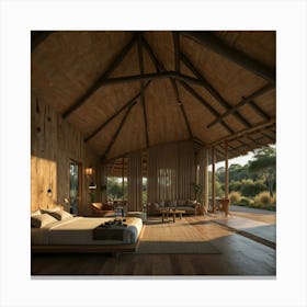 Lodge In Tanzania Canvas Print