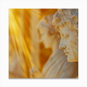 Statues Angelic Canvas Print