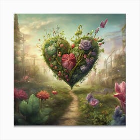 Heart Of The Garden Canvas Print