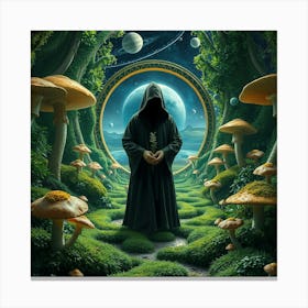 The Mystical Reveler Canvas Print