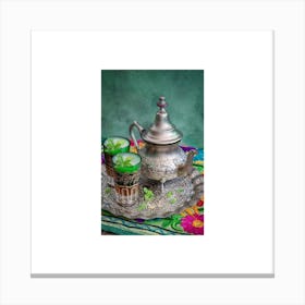 Shamrock Teapot Canvas Print