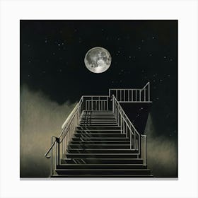 Stairs To The Moon Canvas Print