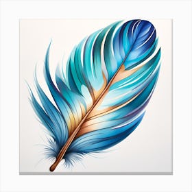 Feather Painting 8 Canvas Print