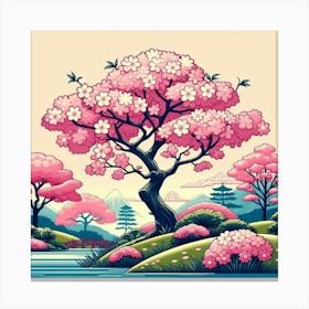 Sakura Tree 1 Canvas Print