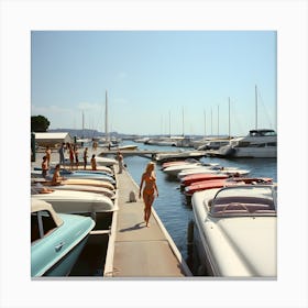 The Old Marina ~Reimagined 103 Canvas Print