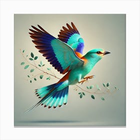 Bird In Flight 2 Canvas Print