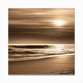 Photograph - Sunset On The Beach By Daniel Henderson Canvas Print