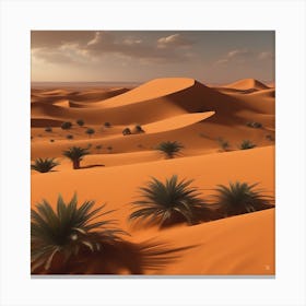 Desert Landscape 66 Canvas Print