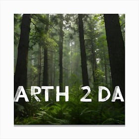 Earth 2 Day Canvas Print