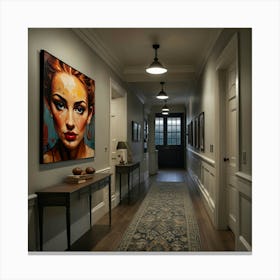 Hallway Painting Canvas Print