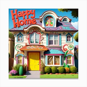 Happy Home 1 Canvas Print