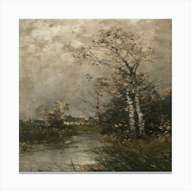 Riverside Scene 1 Canvas Print