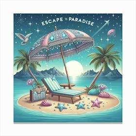 Escape Paradise Canvas Print