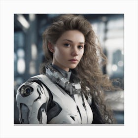 Futuristic Woman 139 Canvas Print