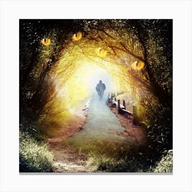 Path Through The Woods Canvas Print