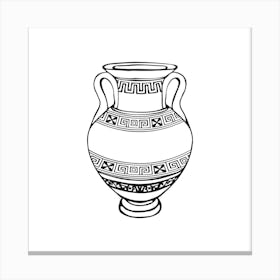 Greek Vase Canvas Print