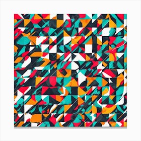 Abstract Geometric Pattern 18 Canvas Print