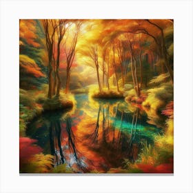 Autumn Forest 5 Canvas Print