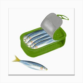 Sardines Canvas Print