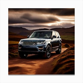 Range Rover Car Automobile Vehicle Automotive British Brand Logo Iconic Quality Reliable (2) Canvas Print