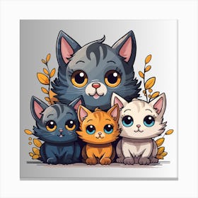 cute kitten 8 Canvas Print