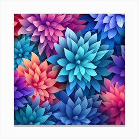 Abstract Floral Background 1 Canvas Print