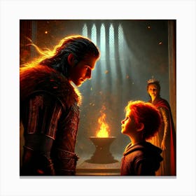 Ignis Luporum Ronan Meets Secret Child Canvas Print