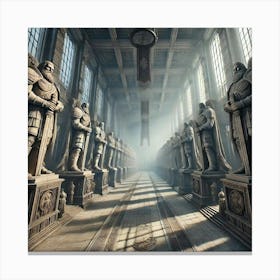 The Hall Of The Guardians Canvas Print