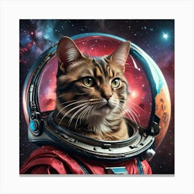 Cat In Space 1 Canvas Print