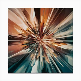 Prismatic pulse Canvas Print