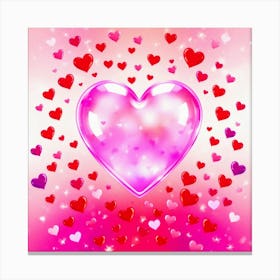 Valentine'S Day Background 1 Canvas Print