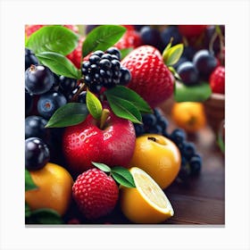 Fruit Bowl 1 Canvas Print