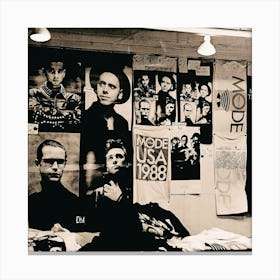 Depeche Mode Rawk 3 Canvas Print