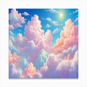 Clouds In The Sky Canvas Print