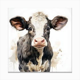 Whimsical Cow Delight Canvas Print
