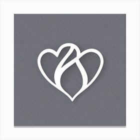 Heart Logo Canvas Print