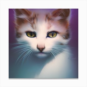 Cat Portrait Canvas Print