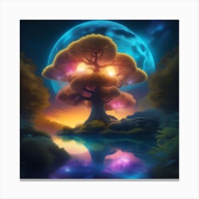 Tree Of Legends Canvas Print