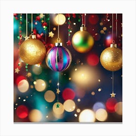 Christmas Ornaments 121 Canvas Print