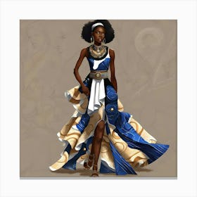 African Fashion 1 Canvas Print