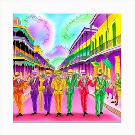New Orleans Mardi Gras 12 Canvas Print