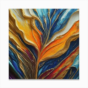 Abstract Abstract Painting 5 Canvas Print