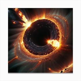 Solar Explosion Canvas Print