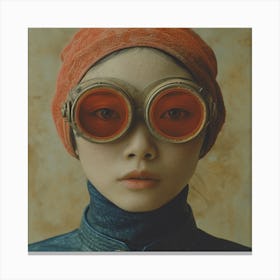 Portrait Of An Asian Woman Canvas Print