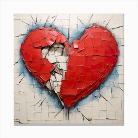 Broken Heart Canvas Print