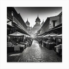 Turkish Market Canvas Print